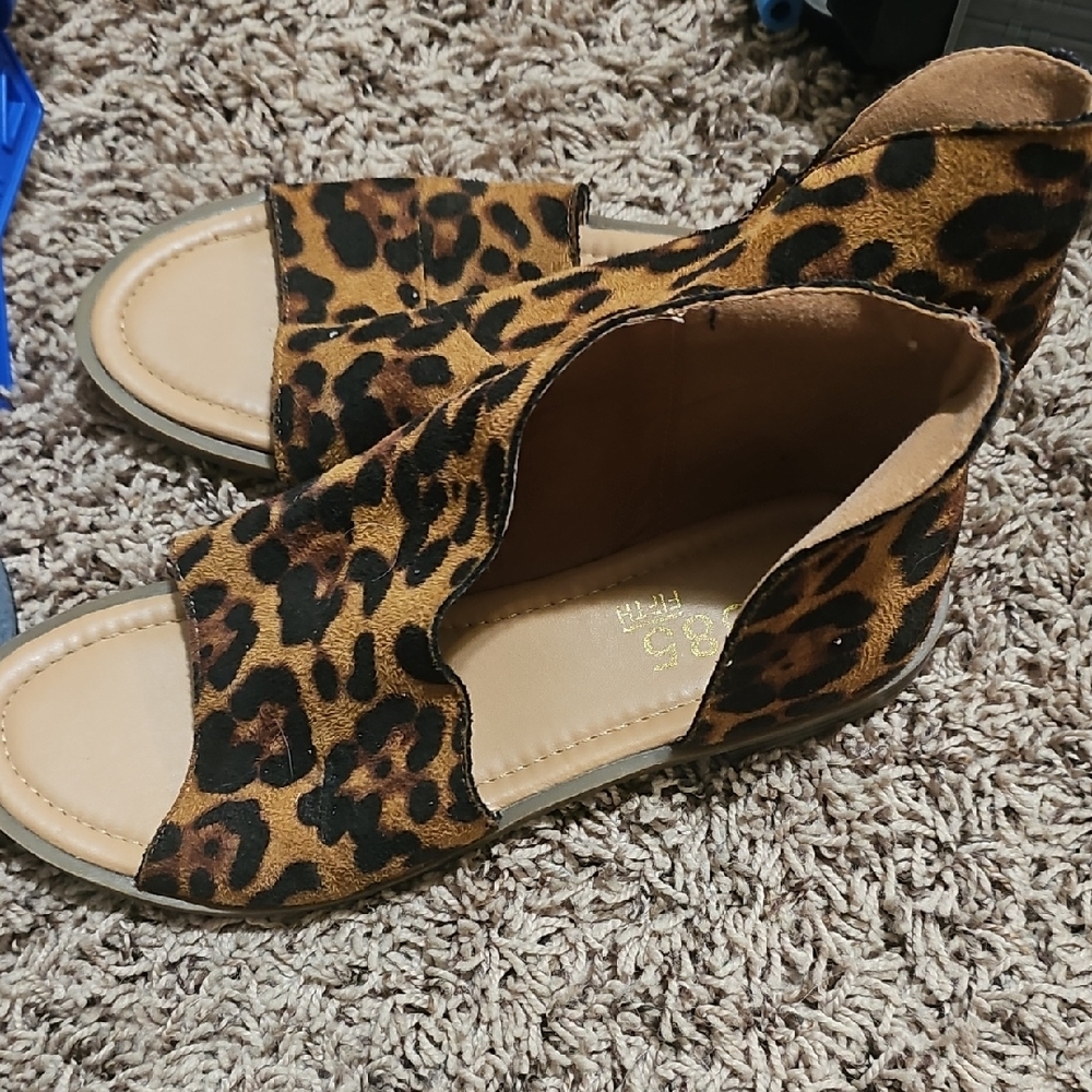Leopard Print Women's Sandals